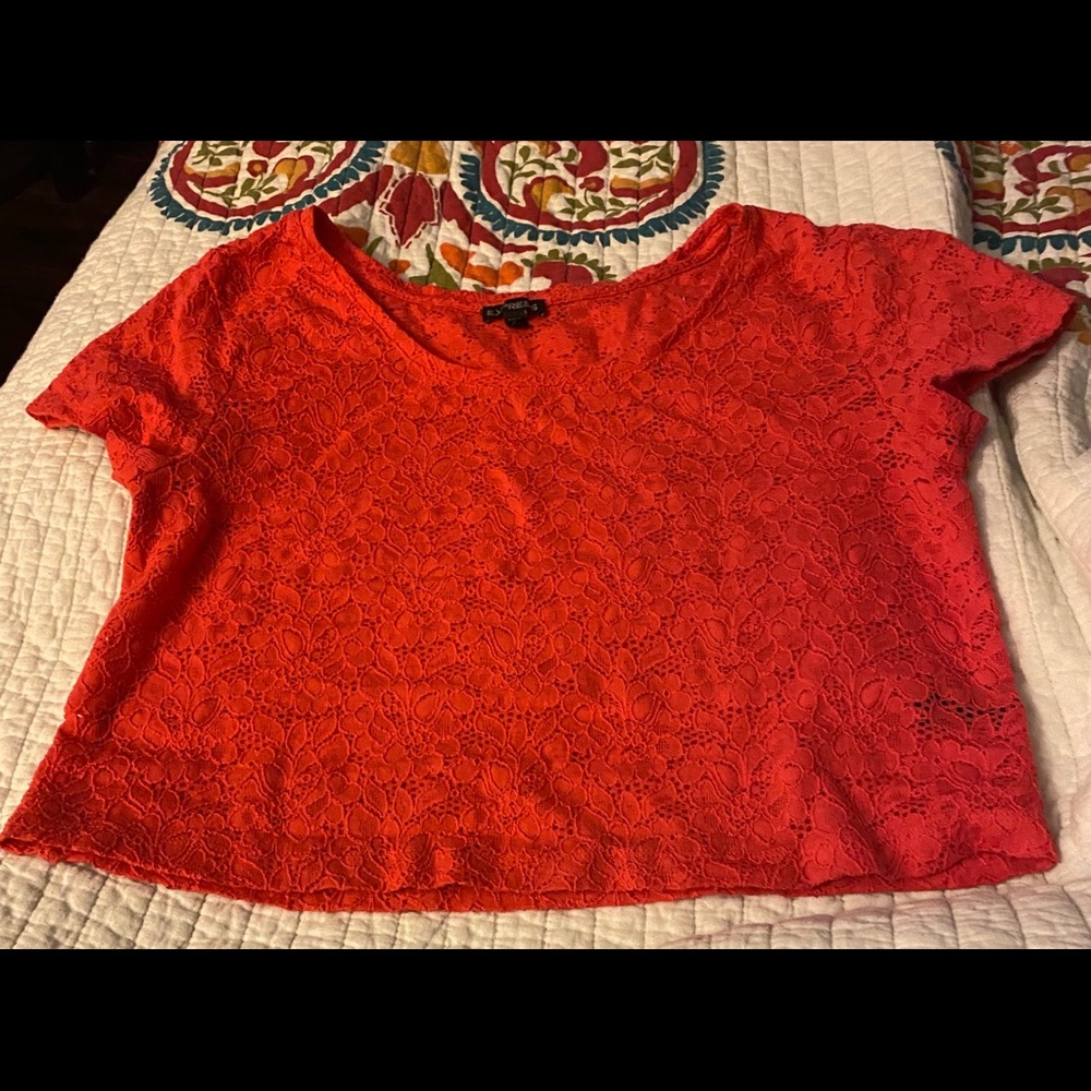 Coral Express Crop top